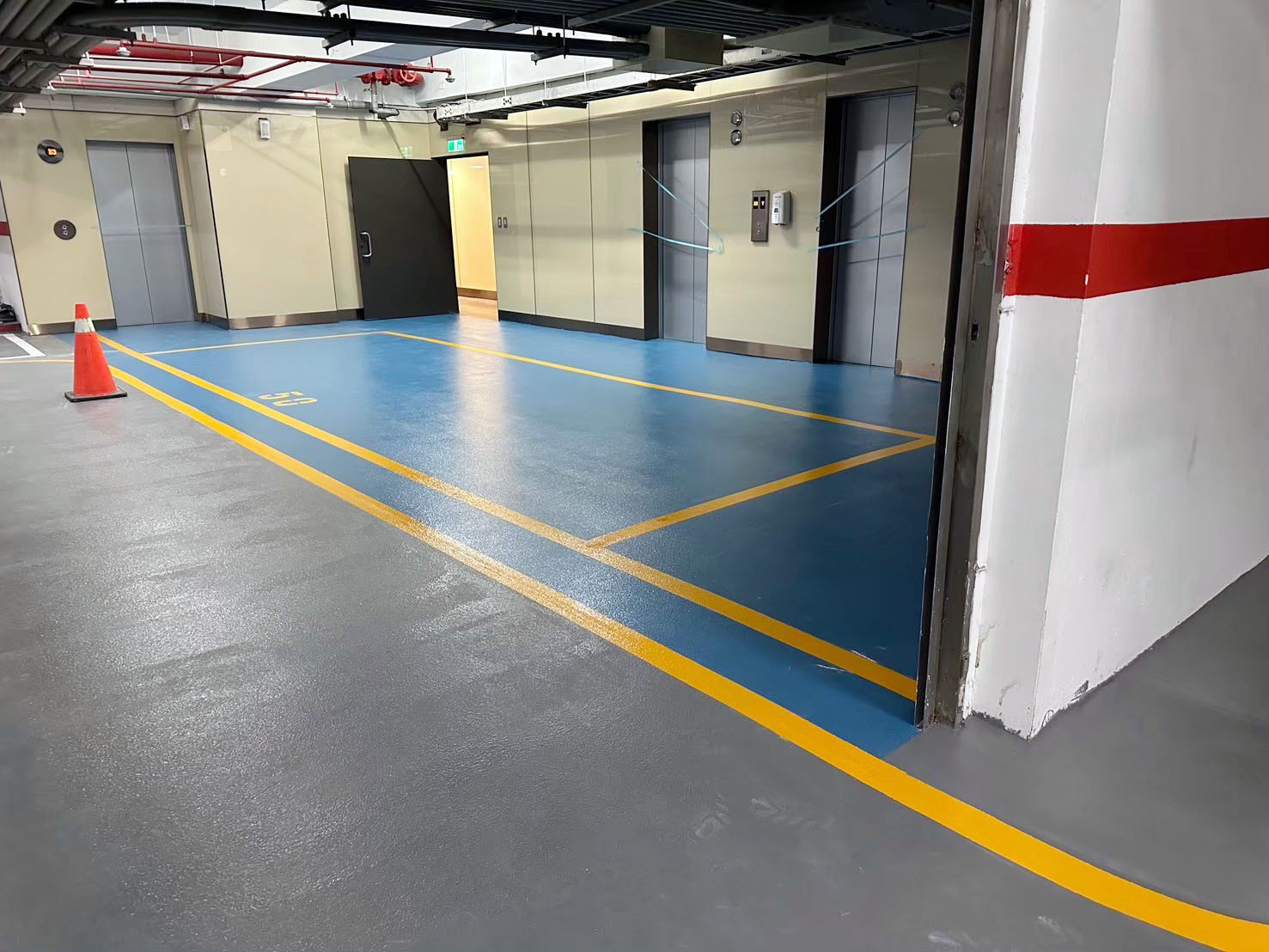 力峒室內裝修工程-統一證券 總行大樓地下3樓停車場